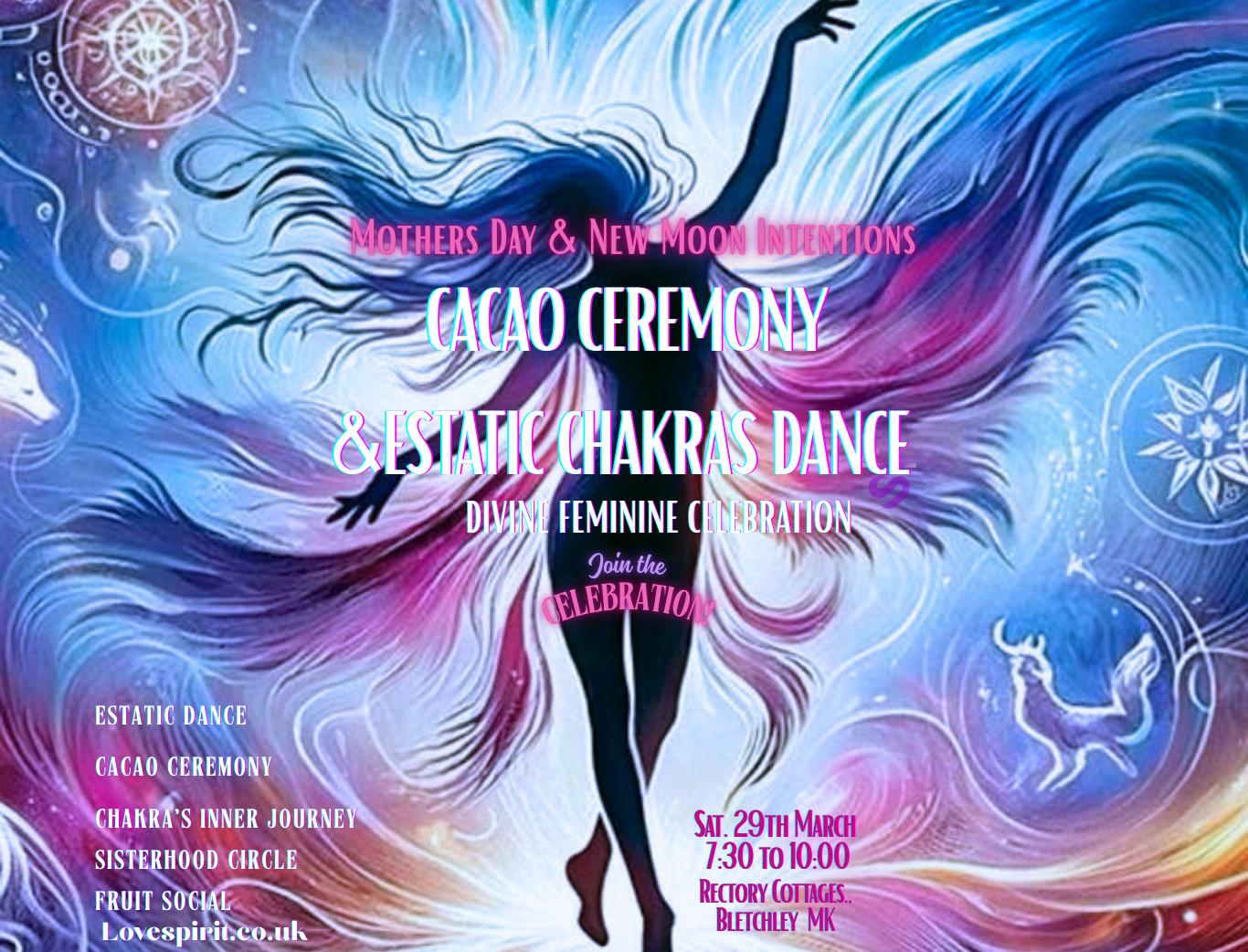 Sacred Feminine Flow: Cacao Ceremony & Dance Journey